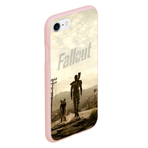 Чехол для iPhone 7/8 матовый с принтом Fallout, вид сбоку #3