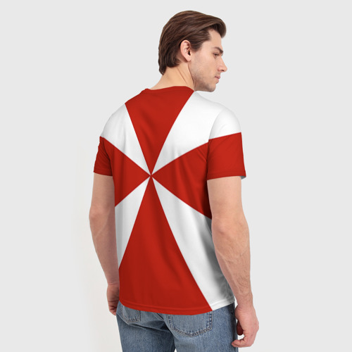 Мужская футболка 3D с принтом Внутренние войска, вид сзади #2