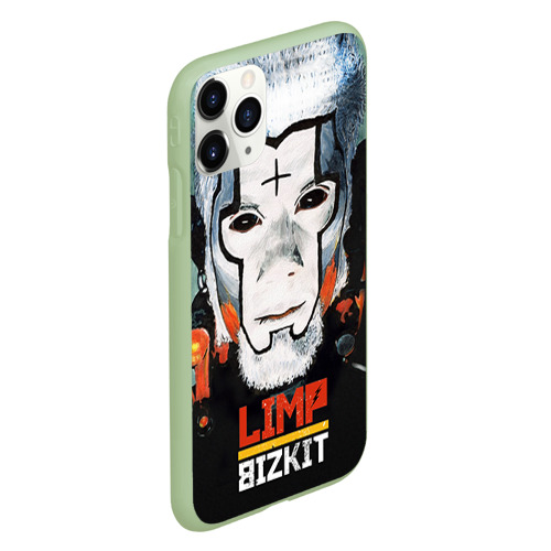 Чехол для iPhone 11 Pro матовый с принтом Limp Bizkit, вид сбоку #3