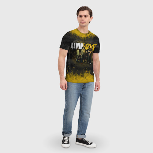 Мужская футболка 3D с принтом Limp Bizkit, вид сбоку #3