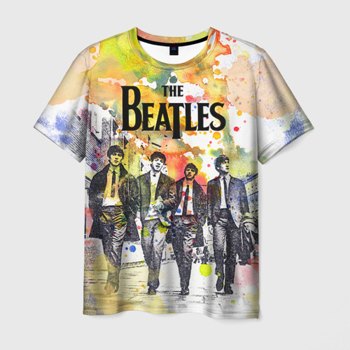 Мужская 3D футболка The Beatles
