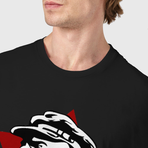 Мужская футболка хлопок с принтом Коммунизм неизбежен!, фото #4