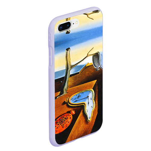 Чехол для iPhone 7Plus/8 Plus матовый с принтом Сальвадор Дали - Постоянство Памяти, вид сбоку #3