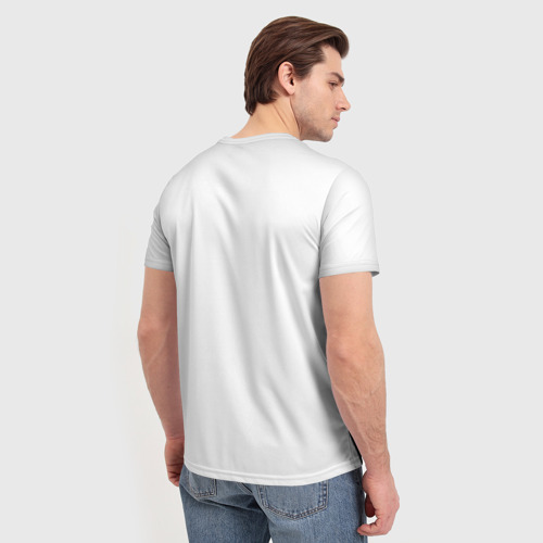 Мужская 3D футболка с принтом Сальвадор Дали, вид сзади #2