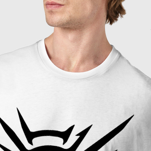 Мужская футболка хлопок с принтом Outsider's Mark - Dishonored, фото #4