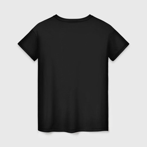 Женская футболка 3D с принтом Мишка, вид сзади #1