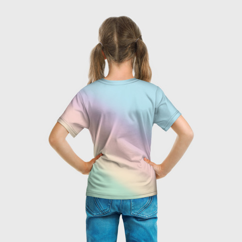 Детская футболка 3D с принтом My Little Pony, вид сзади #2