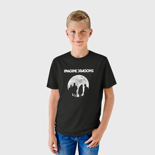 Детская 3D футболка с принтом Imagine dragons, фото на моделе #1