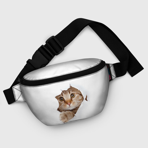 Поясная сумка 3D с принтом Котик, фото #5