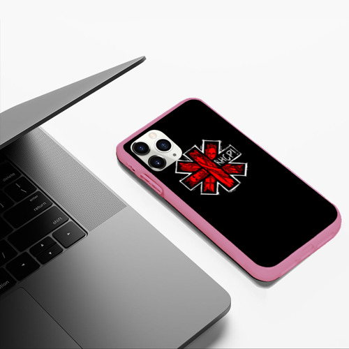 Чехол для iPhone 11 Pro Max матовый с принтом Red Hot Chili Peppers, фото #5