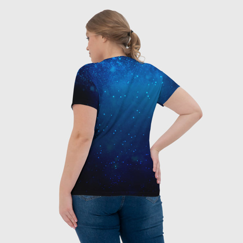 Женская футболка 3D с принтом Скорпион, вид сзади #2