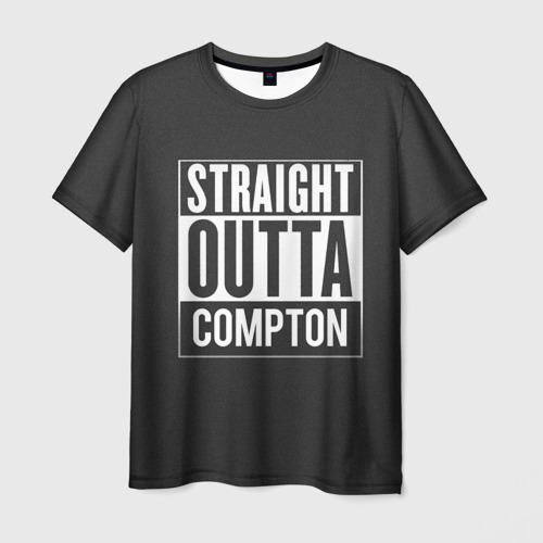 Мужская 3D футболка Straight Outta Compton