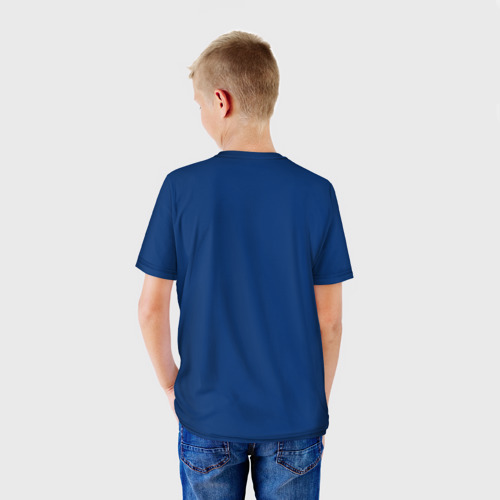 Детская футболка 3D с принтом Китель, вид сзади #2