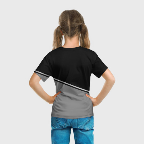 Детская футболка 3D с принтом Торпедо, вид сзади #2