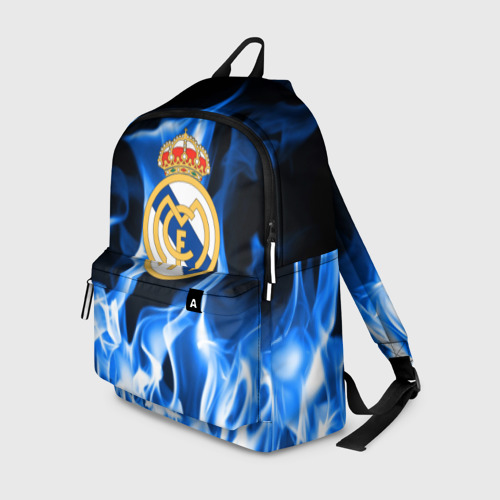 Рюкзак 3D с принтом Real Madrid, вид спереди #2
