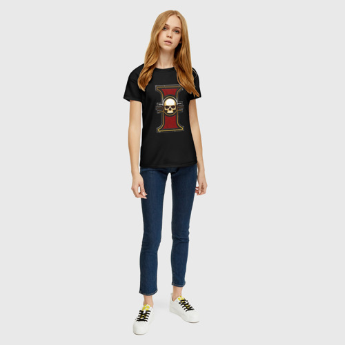 Женская футболка 3D с принтом Инсигния, вид сбоку #3