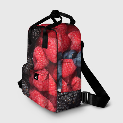Женский рюкзак 3D с принтом Ягодная, фото на моделе #1