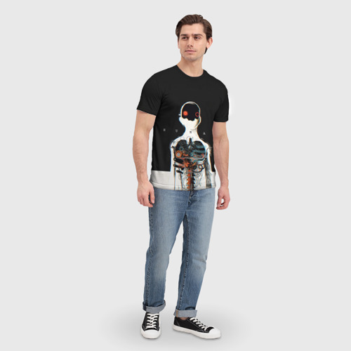 Мужская футболка 3D с принтом Three Days Grace 1, вид сбоку #3