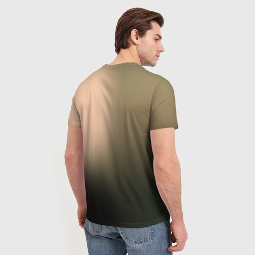 Мужская 3D футболка с принтом Сталин 1, вид сзади #2