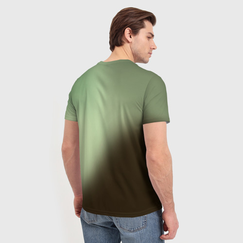 Мужская футболка 3D с принтом Элвис 2, вид сзади #2