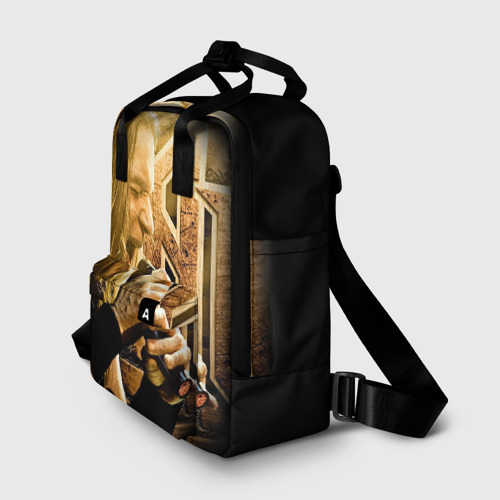 Женский рюкзак 3D с принтом Кипелов 2, фото на моделе #1