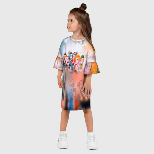 Детское платье 3D с принтом Король и Шут, фото на моделе #1