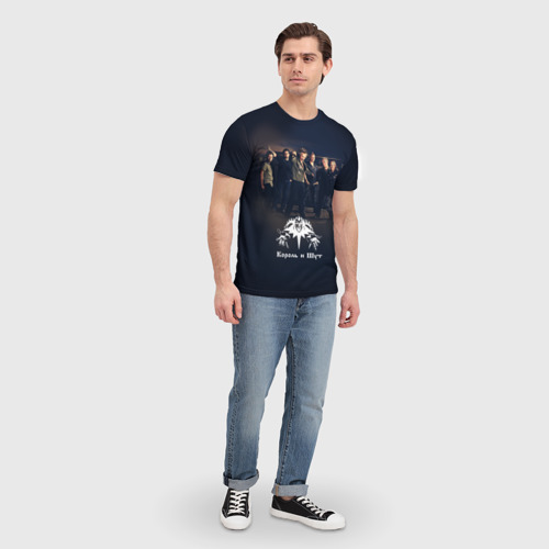 Мужская футболка 3D с принтом Король и Шут 1, вид сбоку #3