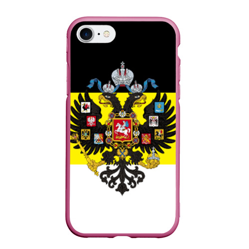Чехол для iPhone 7/8 матовый с принтом Имперский Флаг, вид спереди #2