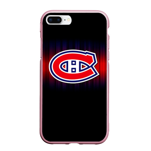 Чехол для iPhone 7Plus/8 Plus матовый с принтом Монреаль Канадиенс, вид спереди #2