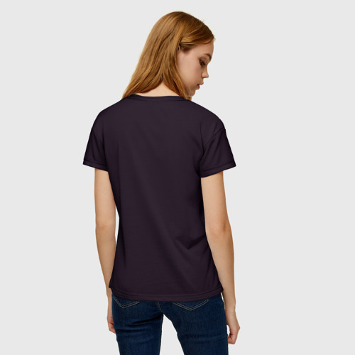 Женская 3D футболка с принтом Michael Jackson, вид сзади #2