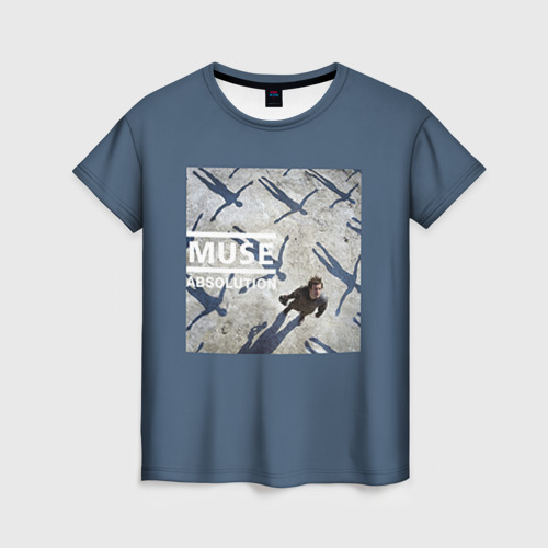 Женская футболка 3D с принтом Muse, вид спереди #2
