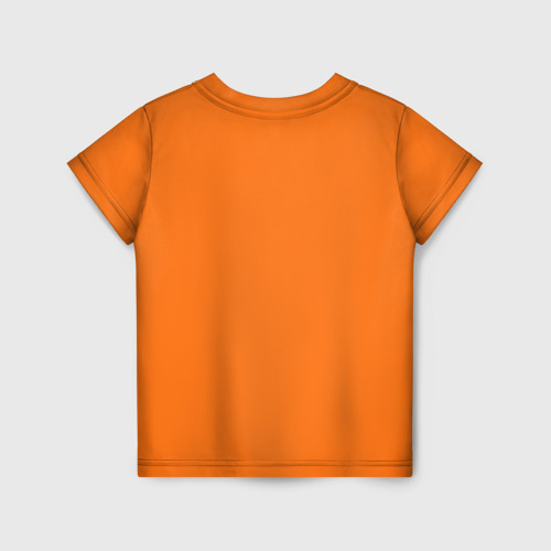 Детская футболка 3D с принтом Сенпай гнев, вид сзади #1