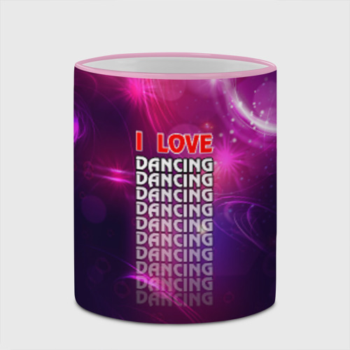 Кружка с полной запечаткой с принтом I love dancing (Я люблю танцы), фото #4