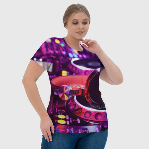 Женская футболка 3D с принтом DJ Mix, фото #4