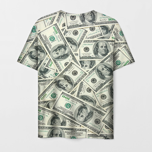 Мужская футболка 3D с принтом Лучший бухгалтер, вид сзади #1