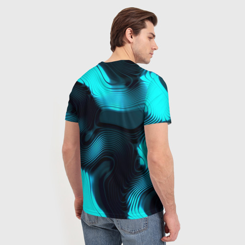 Мужская футболка 3D с принтом Lullaby, вид сзади #2
