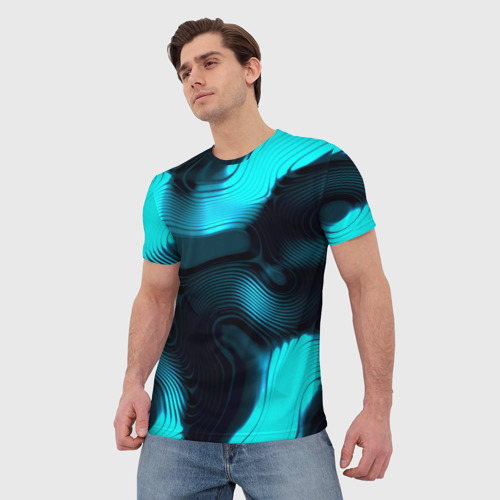 Мужская футболка 3D с принтом Lullaby, фото на моделе #1