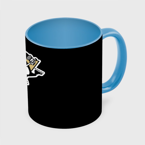 Кружка с полной запечаткой с принтом Pittsburgh Penguins Crosby, вид сбоку #3