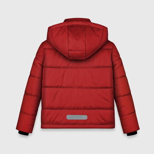Зимняя куртка для мальчиков 3D с принтом Джеки Чан, вид сзади #1