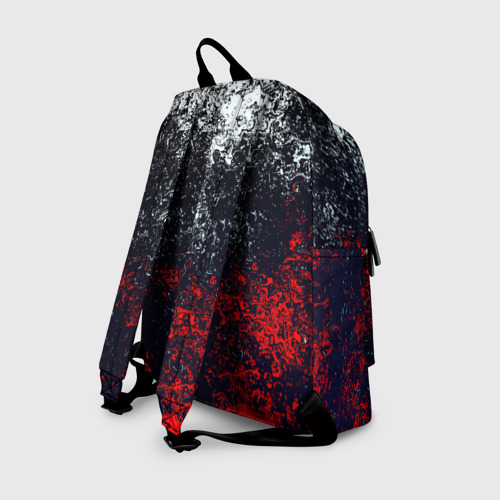 Рюкзак 3D с принтом Брызги красок, вид сзади #1