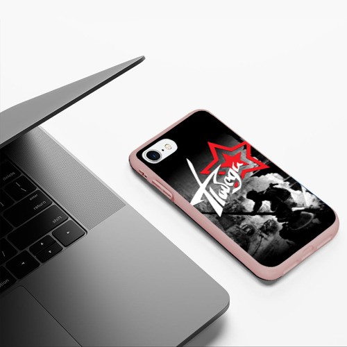 Чехол для iPhone 7/8 матовый с принтом Победа - установка знамени над Рейхстагом, фото #5