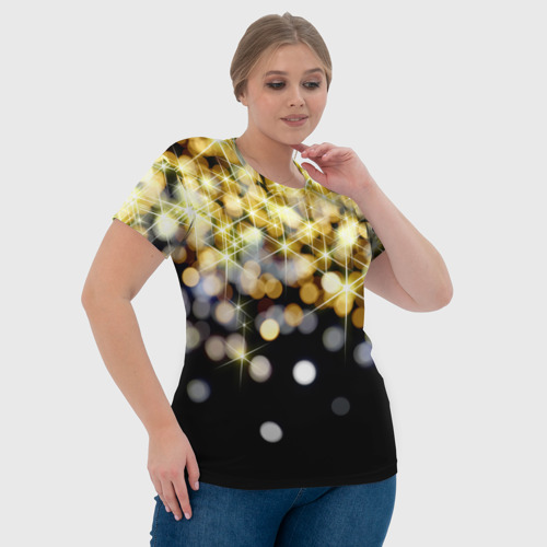 Женская футболка 3D с принтом Блеск, фото #4