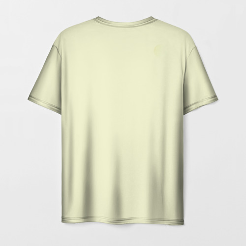 Мужская футболка 3D с принтом Земфира, вид сзади #1