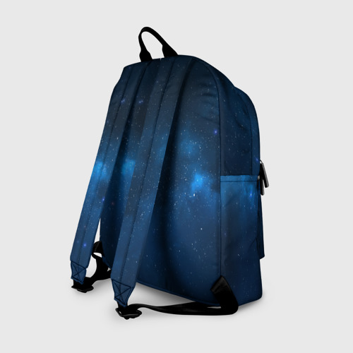 Рюкзак 3D с принтом Космическая музыка, вид сзади #1