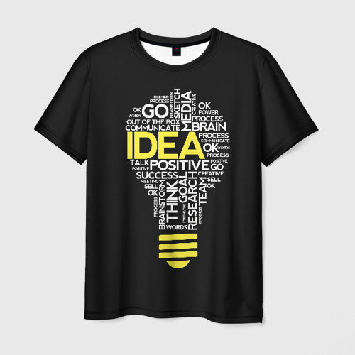 Мужская 3D футболка IDEA