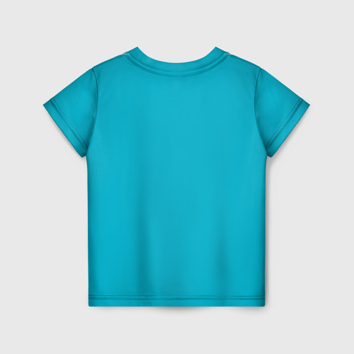 Детская футболка 3D с принтом Казахстан, вид сзади #1