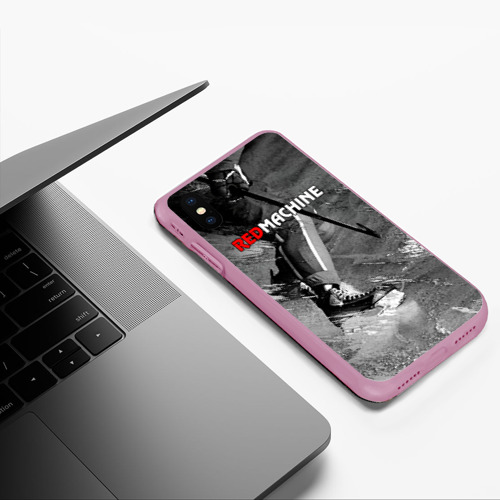 Чехол для iPhone XS Max матовый с принтом Red maсhine, фото #5
