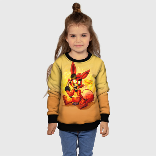 Детский свитшот 3D с принтом Foxy, фото #4