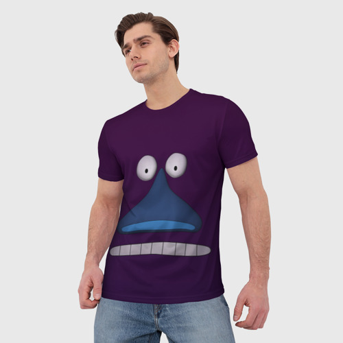 Мужская футболка 3D с принтом Лицо Моры, фото на моделе #1
