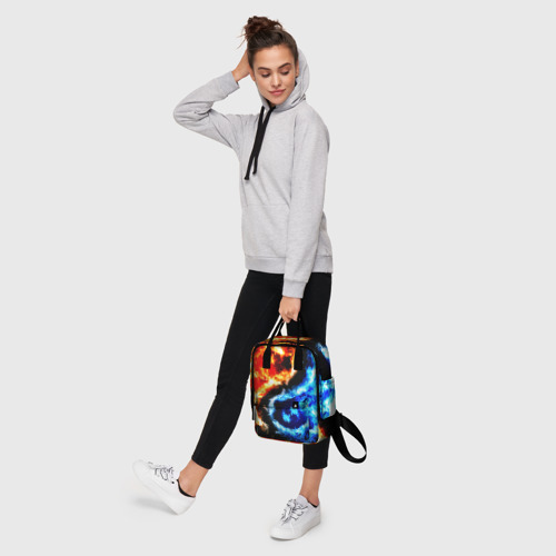 Женский рюкзак 3D с принтом Огни, фото #4